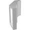 Ekena Millwork 6-in. W x 6-in. D x 10-in. H Balboa Architectural Grade PVC Knee Brace BRCP06X06X10BOA - alternate 3